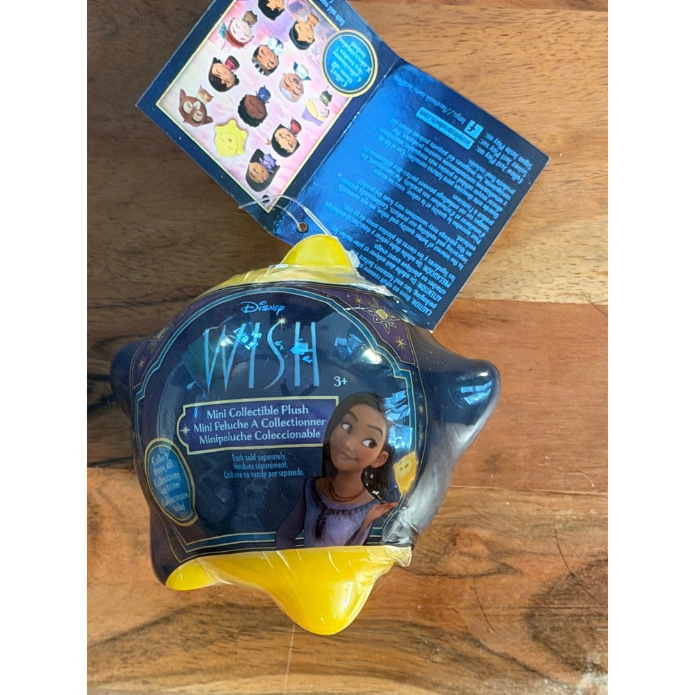 Disney Wish Mini Collectible Plush Series 1 Star Capsule Just Play NEW Sealed